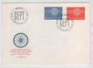 Switzerland FDC 19-9-1960 EUROPA CEPT Complete - 1960