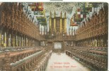 Britain – United Kingdom – Windsor Castle, St. Georges Chapel Choir Early 1900s Unused Postcard [P4503] - Windsor Castle