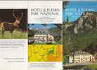 B0494 - Brochure Turistica - SVIZZERA - HOTEL JL FUORN - NATIONAL PARK Anni '80 - Topographische Kaarten