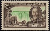 Southern Rhodesia - 1935 Silver Jubilee 2d MH* - Rhodesia Del Sud (...-1964)