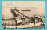 REGNO UNITO GALLES PENARTH THE PIER CARTOLINA FORMATO PICCOLO VIAGGIATA NEL 1905 - Glamorgan