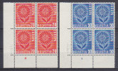 Zwitserland, Nr 800/801 (4) **, Plaatnummer En Drukdatum,  Michel = ?? Euro (XX15861) - 1964