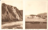 ALUM BAY, The Cliffs From Pier - FRESHWATER BAY From Cliffs (carte Bon état) - Other & Unclassified