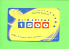 LITHUANIA - Chip Phonecard As Scan - Litouwen