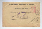 986/17 - Lettre En Franchise Administration Communale MAIZERET Via NAMECHE 1916 Vers ANTWERPEN - Censure NAMUR - [OC1/25] Gen.reg.