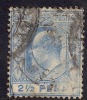 BAHAMAS 1907 2 1/2d USED BLUE STAMP SG73 WMK MC CA (D182) - 1859-1963 Kolonie Van De Kroon