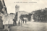 LUNEL  LE JEU DE BALLON VERS 1900 - Lunel