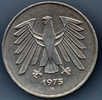 Allemagne 5 Marks 1975 G Ttb - 5 Marcos