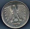 Allemagne 5 Marks 1975 F Ttb+ - 5 Mark