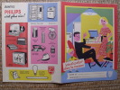 PROTEGE CAHIER - PUBLICITE - SCOLAIRE - PHILIPS - JOIE ET CONFORT DANS LA MAISON - ILLUSTRATION BOB - Copertine Di Libri