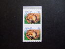 CANADA  2011  COIL STAMP  FOX   2 STAMPS      MNH **      (P10-148) - Ungebraucht