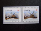 CANADA  2011  COIL STAMP  RABBIT   "LARGE HORIZONTAL COIL"    2 STAMPS      MNH **      (P10-085) - Ongebruikt