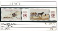 UNO Wien - UN Wien - Michel Nr. 51-52A  Mit Zierfeldern - ** Mnh Neuf Postfris - Pferde - Ungebraucht