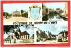 * SOUVENIR DE MOUY DE L´OISE-La Mairie,Le Therain,L´Eglise,Place Cantrel - Mouy