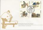 Premier Jour, Portugal, Proffesion Typique Des Acores - Postmark Collection