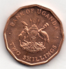 UGANDA 2 SHILLINGS 1987 - Uganda