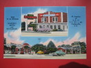 Hardesville SC  --Warrens Motel & Restaurant  Early Chrome         ---   -- Ref 224 - Otros & Sin Clasificación