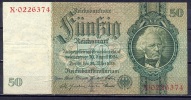 Germany - 1933 - 50 Mark  I/X  -     (VF/F ) .P-182a ...R 175a - 50 Reichsmark