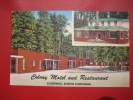 Florence  SC---   Colony Motel & Restaurant  Linen--- -----     -- Ref 225 - Florence