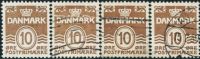 NE1075 Denmark 1937 Digital Definitive Stamp 1v Mint Stamp+ 3v Used Stamp MNH - Ongebruikt