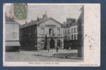 60 OISE - CP ANIMEE MERU - L'HOTEL DE VILLE - J. BRARD IMP. EDIT. MERU - CIRCULEE EN 1907 - Meru