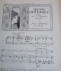 Partition : Quand Vous Passez De H. Deutsch / Sérénade De G. Aitken. Sup À L'illustration, 1904 - Andere & Zonder Classificatie