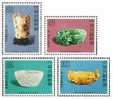 Taiwan 1980 Ancient Chinese Art Treasures Stamps - Jade Dragon Fruit Archeology - Nuovi