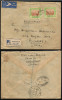 1954 SUDAN  10 PT Rate OMDURMAN  REGISTERED  AIR MAIL Cover To India # 25171 - Soudan (1954-...)