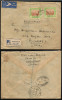 1954 SUDAN  10 PT Rate OMDURMAN  REGISTERED  AIR MAIL Cover To India # 25171 - Sudan (1954-...)