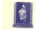 1952 - Italia 696 Girolamo Savonarola V26 - Filigrana Lettere, - Abarten Und Kuriositäten