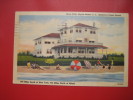 Myrtle Beach  SC-  Harts Villa  1954 Cancel   Linen     ====    -- Ref 226 - Myrtle Beach
