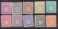 M2667 - FRANCE Yv N°620/29 ** - 1944-45 Arc De Triomphe