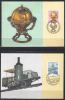 Switzerland Maximum Cards Europa    CEPT   Technic   Globe Burgi Riggenbach 1983 - 1983