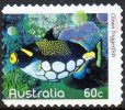 Australia 2010 Fishes Of The Reef 60c Clown Triggerfish Perf 11 Used - Gebruikt