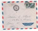 Yvert ,timbre N°324 Seul  / Lettre Du  5 Oct  1954 De Fianarantsoa Pous La France - Storia Postale