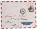 Yvert , Timbre N°316 Seul  / Lettre Du  30 Aout  1954 De Fianarantsoa Pour La France - Briefe U. Dokumente