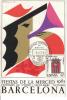 BARCELONA III FESTIVAL INTERNACIONAL DE MUSICA 1965 TP CON MAT ESPECIAL LIRA FIESTAS DE LA MERCED - Storia Postale