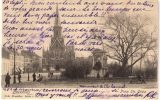 CPA     BRUXELLES .  PLACE  SAINTE CROIX     Circulé 1904. - Bruxelles La Nuit