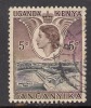 KENYA UGANDA TANGANYIKA 1954 - 59  5ct USED SG 167 (B67) - Kenya, Oeganda & Tanganyika