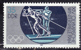 DDR     N° 2481  * *  JO 1984  Tir Ski Biathlon - Shooting (Weapons)