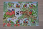 WWF ++ VANUATU 2011 PARROTS PAPEGAAI SHEET  BIRDS OISEAU VOGELS  MNH ** - Vanuatu (1980-...)