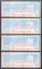 LISA : Etiquettes De Contrôle - Tarifs Colis En Service France - Impression Rouge Sur Papier Oiseaux De Jubert - 1990 Type « Oiseaux De Jubert »