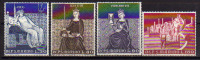 Oeuvres D´art  D´Ambrogio Lorenzetti (école Siennoise ). Yv.# 728/31.  4 T-p Neufs ** - Unused Stamps