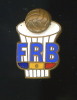 PALLACANESTRO FEDERAZIONE BASKET ROMANIA 1980 ENAMEL - Basketball