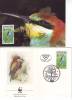 0212ao: Bienenfresser, Österreichs WWF- Ausgabe 1988 Auf FDC Und MK - Kolibries