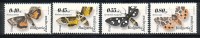 BULGARIA / BULGARIE / BULGARIEN - 2004 - Papilons - 4v ** Perf. Normall Tir.3000 Rare - Unused Stamps