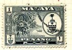 Malaya Penang 1960 Arms 1c Definitive, Fine Used - Penang