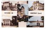 CPSM - 45 - Souvenir De COURTENAY - Hotel De Ville - Salle Des Fetes - Etang De La Jacqueminiére - Chateau Des Princes - Courtenay