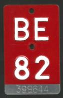 Velonummer Bern BE 82 - Placas De Matriculación