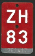 Velonummer Zürich ZH 83 - Placas De Matriculación